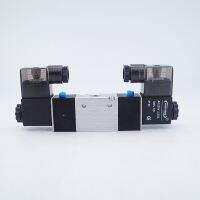 GOGOATC Pneumatic solenoid valve 3V220 06 3V220 08 Port 1/8 quot; 1/4 inch 24V 12V DC 3/2 way control valve double coil