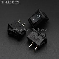 ☍◈₪  10pcs KCD1-101 AC 6A 250V 2 Pin ON/OFF I/O SPST Snap in Mini Black Button Boat Rocker Switch 15x21MM