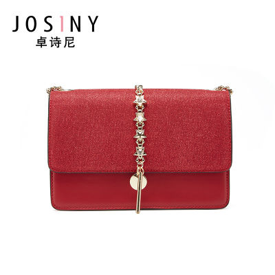 JOSINY Shoulder Corssbody Bags for Womens Female Handbag PU Leather Solid Color U-Shape Large Capacity with Magnet Hook