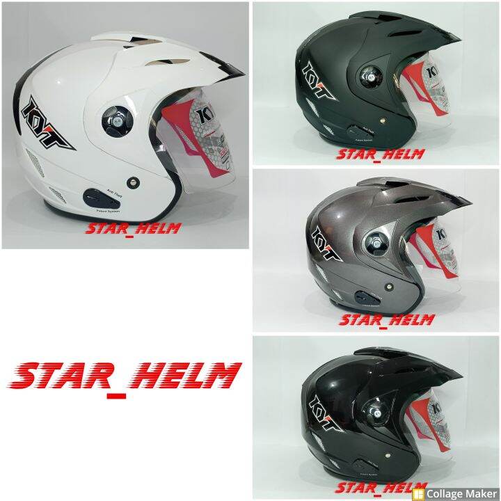 HELM HALF FACE KYT VENOM RR 100 ORIGINAL Lazada Indonesia