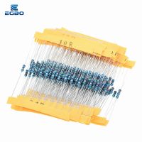 【DT】hot！ EGBO  1 Pack 600PCS 10 -1M Ohm 1/4w Resistance 1  Metal Film Resistor Assortment Set 30 Kinds 20PCS