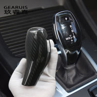 รถจัดแต่งทรงผมสำหรับ BMW X1 F48 X2 F39 1 Series 2020คาร์บอนไฟเบอร์เกียร์ Shift Handle Cover สติกเกอร์อัตโนมัติภายใน Trim อุปกรณ์เสริม