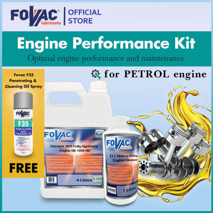Engine Performance Kit Heavy Duty Engine Cleaner (1L) + Element 989
