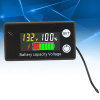 เครื่องทดสอบความจุแบตเตอรี่ LCD หน้าจอสี DC Voltmeter พร้อมฟังก์ชั่นอุณหภูมิปลุกสําหรับ Elect