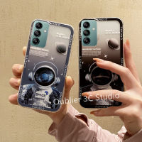 เคสโทรศัพท์ Samsung Galaxy A05 A05s M34 M54 S23 FE 5G เคส ปลอกร้อนการออกแบบแฟชั่นใหม่ยอดนิยมการ์ตูนนักบินอวกาศซิลิโคนใสโทรศัพท์มือถือบางเฉียบปกอ่อน Case 2023