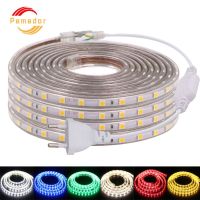 {ItalyNest shop}สายไฟแถบไฟ LED Led,เทป LED ยืดหยุ่นได้สายไฟ220V IP65กันน้ำ10/15/20/25/30เมตรสำหรับตกแต่งบ้านเชือกแถบมงกุฎตกแต่งบ้าน