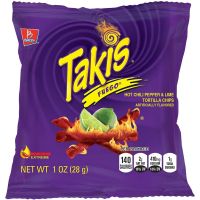 Takis Fuego Hot chilli &amp; Lime ขนมยอดฮิต นำเข้า  Takis หลายรส เปรี้ยวแสบ เผ็ดซี๊ด