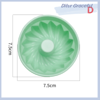 Ditur ซิลิโคนพิมพ์ทำเค้กน่ารักถ้วยคัพเค้กซิลิโคนทาร์ตไข่แม่พิมพ์อบขนมเครื่องมือเค้กแบบ DIY ในครัว