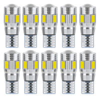 10PCS T10 W5W Super Bright LED Car Parking Lights WY5W 168 501 2825 Auto Wedge Turn Side Bulbs Car Interior Reading Dome Lamp