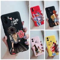 สำหรับ Xiaomi Redmi A1เคสแฟชั่นพลัสพิมพ์ลายสาวๆซิลิโคนนิ่มเคสมือถือที่ครอบสำหรับ Xiaomi A2 Xiaomi Redmi พลัส C51 Poco ปลอกหุ้ม Funda Capa Redmi A1 + A2 + เคสกระเป๋า POCOC51