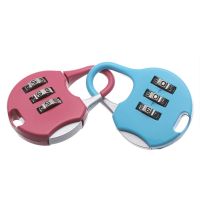 【CC】┋✹  3 Digit Password Lock Heart-shaped Security Protector Suitcase Gym Locker Padlock Diary Combination Code