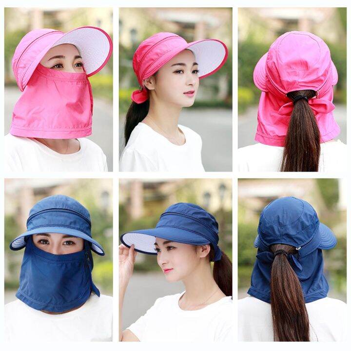 UV Sun Protective 2in1 Convertible Visor Hat Lazada PH