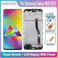 Aibaoqi หน้าจอ LCD หน้าจอสัมผัส + 2160X1080ใหม่เอี่ยม6.3นิ้วแทนการประกอบสำหรับเหมาะสำหรับ Samsung Galaxy M20 2019โทรศัพท์