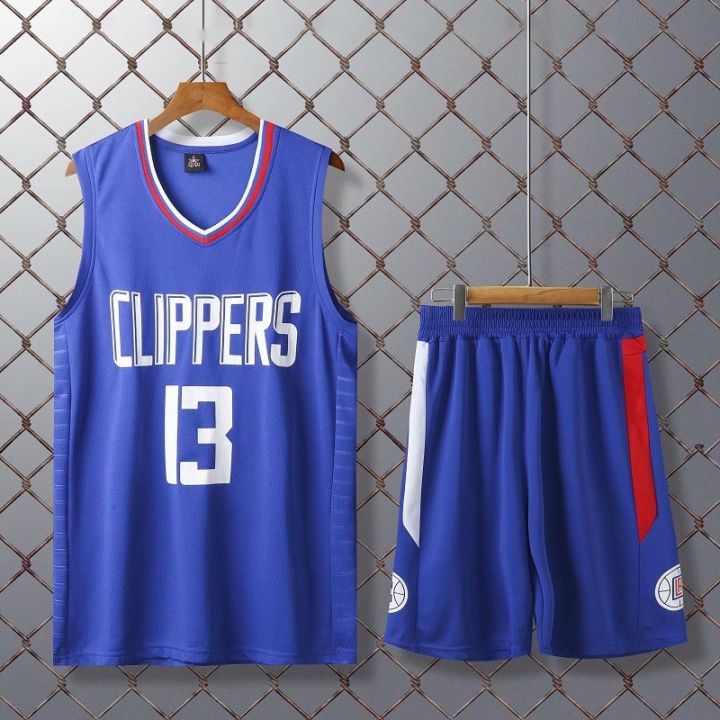 mens-jersey-set-los-angeles-clippers-no-2-kawhi-leonard-basketball-clothes