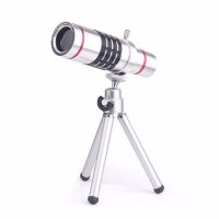 ORBMART 18X Optical Zoom Telescope Mobile Phone Lens For Apple iPhone 8 With Mini tripod And Back Case CoverTH