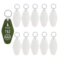 Sublimation Blank Keychain Double-Side Printed Heat Transfer Keychain for Christmas Present