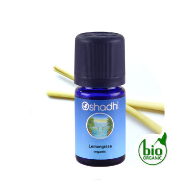 Oshadhi Lemongrass organic Essential Oil น้ำมันหอมระเหย (10 ml)
