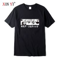 {Match maker}} XIN YI Men 39; S Casual High Quality100 Cotton T-Shirt Tops Kawaii Tshirt Killua Zoldyck T-Shirt Anime Tee Shirt