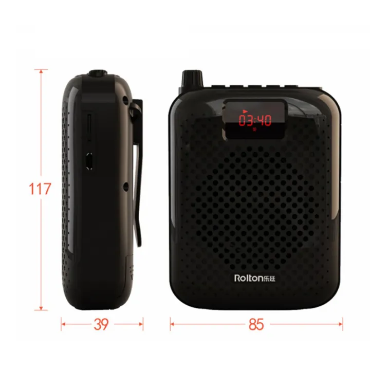 rolton-k500ลำโพงบลูทูธไมโครโฟนเครื่องขยายเสียง-booster-ลำโพง-megaphone-สำหรับโปรโมชั่นการขายคู่มือการเรียนการสอน