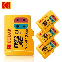 KODAK การ์ดความจำ64GB U3 128GB ของแท้4K ไมโครการ์ด SD 32GB SDHC UHS-I C10 A1 V30 TF ทรานส์แฟลช Microsd จัดส่งฟรี