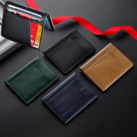 【CW】✗  Super Soft Wallet Leather Credit Card Holder Wallets Purse Thin Small Holders Men tarjetero