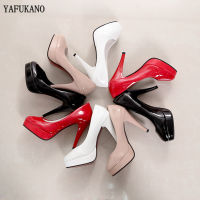 Shallow Mouth Single Shoes Black Work Shoes y High Heels Red Wedding Shoes Party Dress Pumps Large Size Womens Shoes 41,42