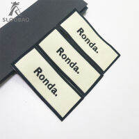 Free Shipping ,woven label, garment woven, custom free, shirt main label ,back neck label ,garment embroidery