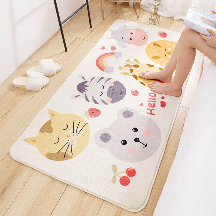 new-cartoon-plush-area-rug-kawaii-bedroom-bedside-long-carpet-super-soft-and-comfortable-floor-mats-for-home-decoration-doormat