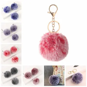 Fur keyrings on sale