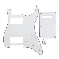 【Best-Selling】 PDTYMWNG FLEOR ชุด11รูเห้อ Pickguard กีตาร์ไฟฟ้าแผ่นรอยขีดข่วนและด้านหลังแผ่นสกรูสำหรับ USA Strat Style ชิ้นส่วนกีตาร์