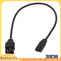 Butterfly 30 50 100Cm เมนบอร์ด4Pin PWM พัดลมควบคุมอุณหภูมิสายอะแดปเตอร์ GPU สายพ่วงสายกราฟฟิกการ์ด