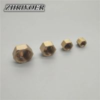 1/8" 1/4" 3/8" 1/2" 1" BSP Male Thread Brass Pipe External Hex Head Brass End Cap Plug Fitting Coupler Connector Adapter Copper Pipe Fittings  Accesso