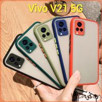 V21(พร้​อมส่งในไทย)เคสขอบนิ่มหลังแข็งขุ่นคลุมกล้องVivo Y21T/Y15S 2021/Y21 2021/Y33S/ V21 5G