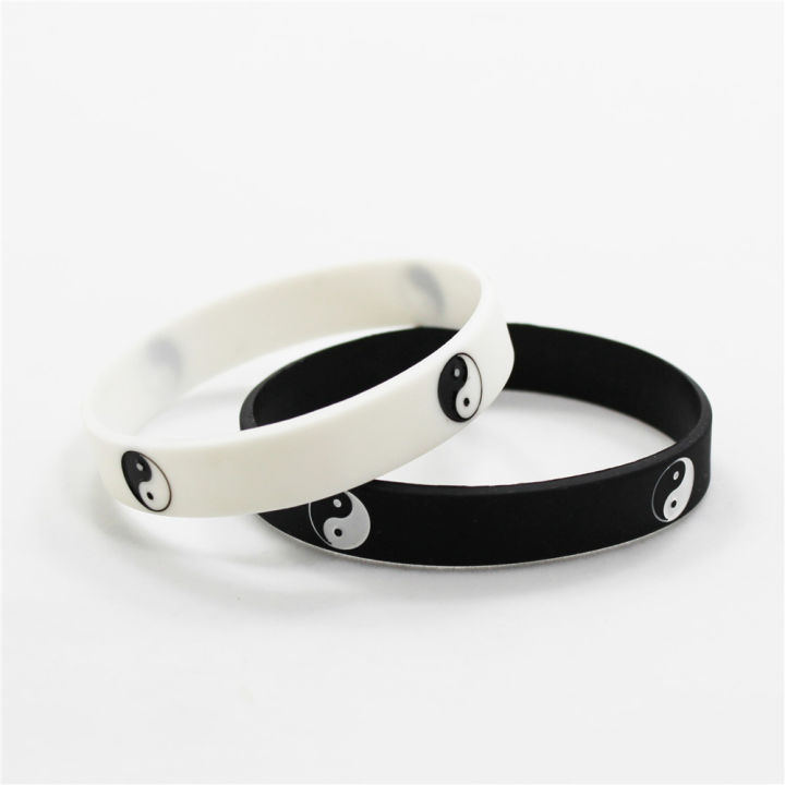 2pcs-wristband-bracelets-amp-bangles-gifts-black-color-sports-white-fashion-silicone-cool-tai