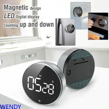 Kitchen Timer Manual, LEMEGO Stainless Steel Mechanical Rotating Visual  Countdown Egg Cooking Timer Alarm for Kitchen Baking Spo