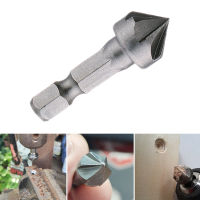 Eggear ดอกสว่าน1/4 "Countersink 1ชิ้น,ก้านหกเหลี่ยมงานไม้ช่างไม้เครื่องตัดมุม90องศา