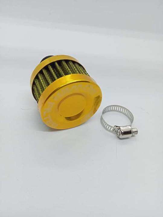 Universal 12mm Cold Air Intake Filter Turbo Vent Crankcase Car Breather