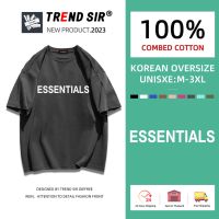 TrendSir มาแล้วจ้า? สินค้าใหม่ เสื้อยืดโอเวอร์ไซส์ สไตล์เกาหลีน่ารัก หลากหลายแฟชั่นนักเรียนเสื้อยื มี7สี M-3XL