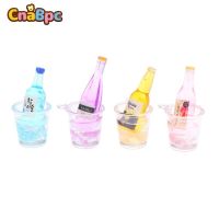 【CW】 1:12 ScaleBuckets Wine Bottlesdrink for dollhouse Miniature ToyTea DrinkFoodAccessories