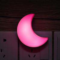 SOLLED LED Light Sensor ควบคุม Mini Moon Shape Night Light สำหรับนอนหลับ【คลังสินค้าพร้อม】