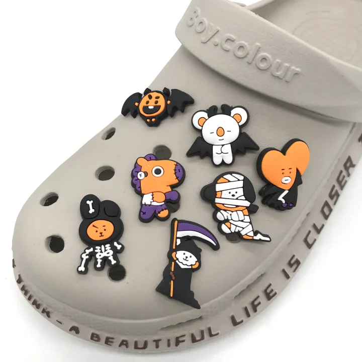 BTS mascot Design Jibbitz Crocs Pins for shoes bags Lazada PH