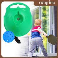 Tongina Pickleball เทรนเนอร์ลูกบอลเด้งกับสตริงพิคเกิลบอลเดี่ยวน้ำหนักเบาการฝึกด้วยตนเองสำหรับสนามหลังบ้านมืออาชีพผู้เล่นเดี่ยว