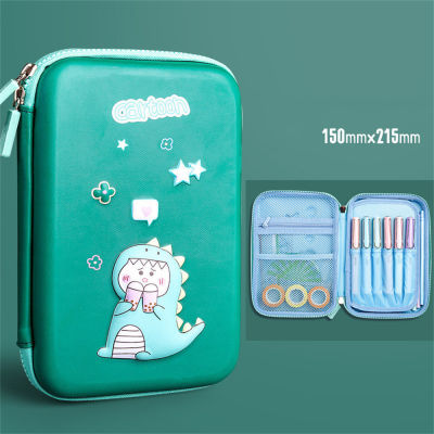 3D Cartoon Kawaii Mulfunction Student Pen Bags School Stationery Supplies Large Capacity Pencil Cases Universe