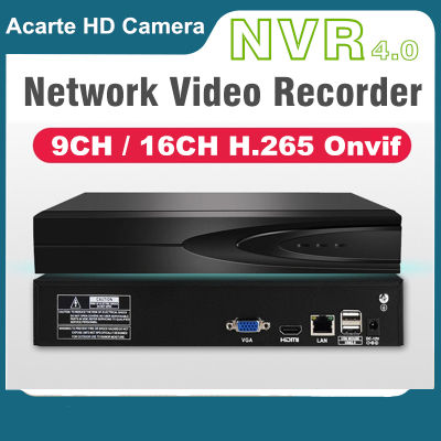 Seetong H.265 NVR Recorder กล่องบันทึกกล้องวงจรปิด 9CH /16CH เครื่องบันทึกcctv 5MP สำหรับกล้อง IP Onvif