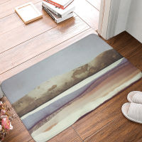 Grey marble oil painting Doormat Kitchen car Entrance door mat bathroom mat Car in the bedroom Lounge Rug Home Decor