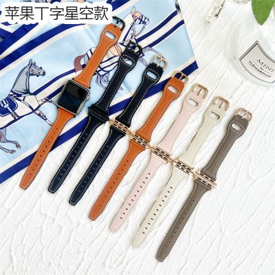 【Hot Sale】 Suitable for apple watch8 Xiaoman waist leather strap watch iwatch7654 generation starry sky