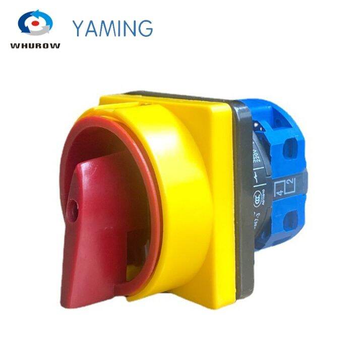 On off switch 2 position selector changeover 20A 1 pole Pad lock Main ...
