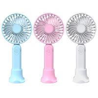 Portable Handheld Fan Small Cooling Fan USB Rechargeable Eyelash Fan 3 Speed Adjustable Mini Ventilation Fan Low Noise