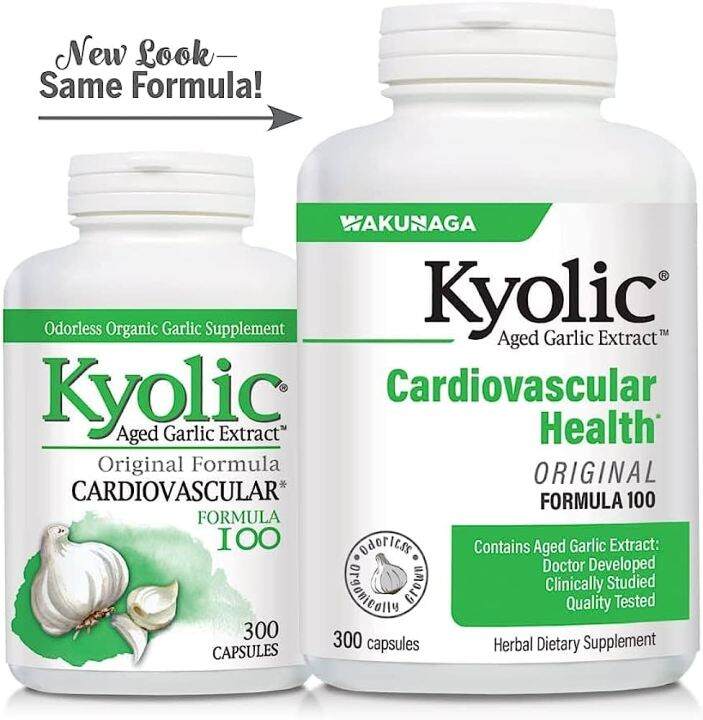 Kyolic Aged Garlic Extract Cardiovascular 300 Capsules | Lazada PH