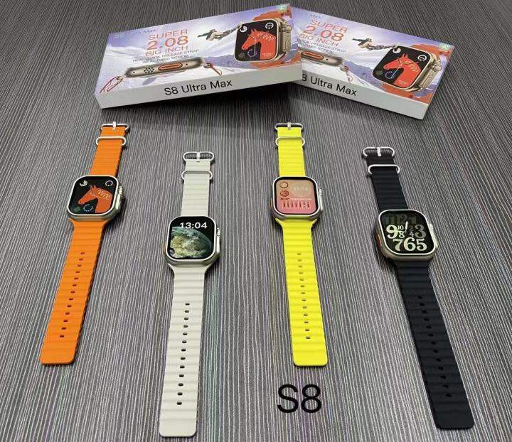 นาฬิกา-smart-watch-แบบอัจฉริยะ-รุ่น-s8-ultra-max-สมาร์ทวอท์ชซีรีส์-8-1-1-49มม-หน้าจอ2-08-คุยโทรศัพท์ได้-พร้อมส่ง